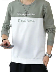 Full Sleeve Printed Panel Style T-Shirt