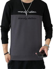 Full Sleeve Printed Panel Style T-Shirt