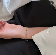 ✨ Double Layer Bracelet – Premium & Stylish ✨