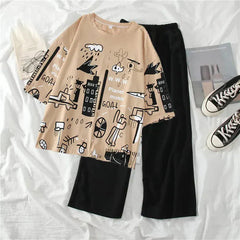 printed style night suit