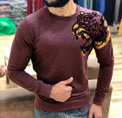 TIGER EMBOSSED SWEATSHIRT