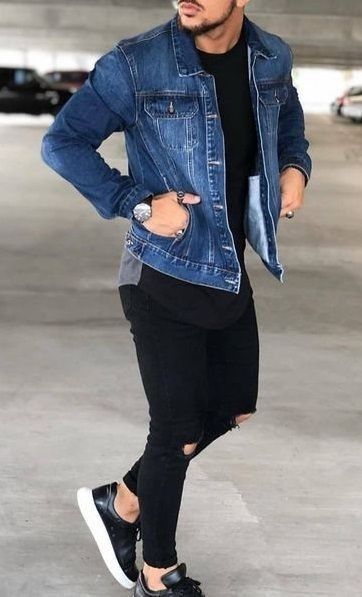 Denim Jean Jacket For Men