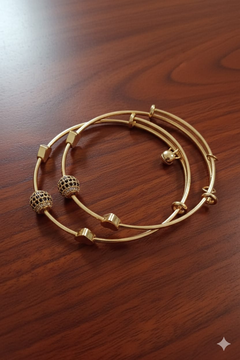 Trending Ball Zircon Adjustable Bangle