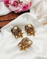 Beautiful Designer Adjustable MOP Turkish Ring – Fine Quality